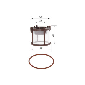 Polttoainesuodatin BOSCH F 026 402 133