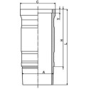 Silindrihülss KOLBENSCHMIDT 89901110