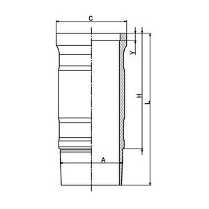 Cylinder Liner KOLBENSCHMIDT 89901110