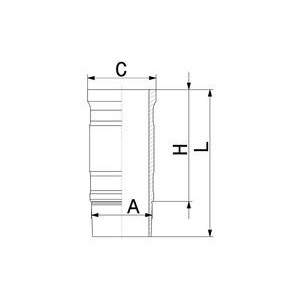 Cylinder Liner KOLBENSCHMIDT 89939110
