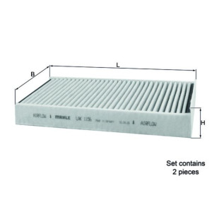 Filter, cabin air MAHLE LAK 1156/S