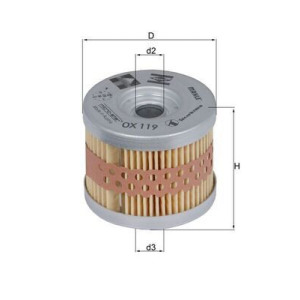 Õlifilter MAHLE OX 119