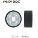 Deflection/Guide Pulley, V-ribbed belt SKF VKMCV 55007