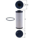 Hydraulic Filter, automatic transmission MAHLE HX 190D