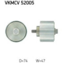 Deflection/Guide Pulley, V-ribbed belt SKF VKMCV 52005