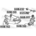 Mounting, control/trailing arm FEBEST HAB-095