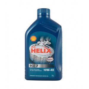 Semi-synthetic oil SHELL 10W40 HELIX HX7 1L