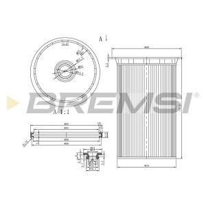 K&uuml;tusefilter BREMSI FE0341