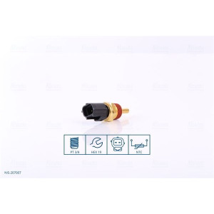 Sensor, coolant temperature NISSENS 207007
