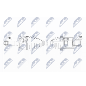 Vetoakseli NTY NPW-FR-090