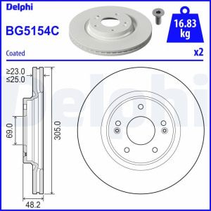 Piduriketas DELPHI BG5154C