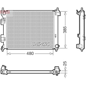 Radiator, engine cooling DENSO DRM41034