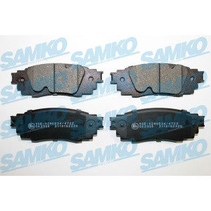 Комплект тормозных колодок, дисковый тормоз SAMKO 5SP2220