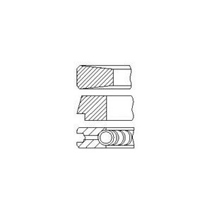 Piston Ring Kit FAI AutoParts PR108-000