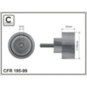 Deflection/Guide Pulley, V-ribbed belt CAFFARO 195-99