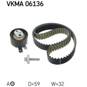 Комплект ремня ГРМ SKF VKMA 06136