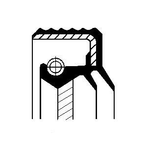 Shaft Seal, differential CORTECO 49364109