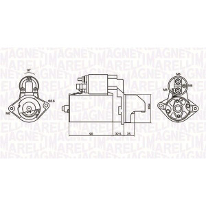 Käynnistinmoottori MAGNETI MARELLI 063721334010