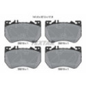 Brake Pad Set, disc brake TEXTAR 2651901