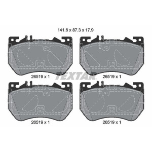 Brake Pad Set, disc brake TEXTAR 2651901