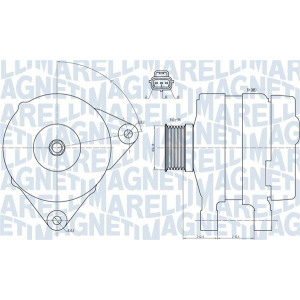 Laturi MAGNETI MARELLI 063731834010