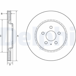 Piduriketas DELPHI BG4643C
