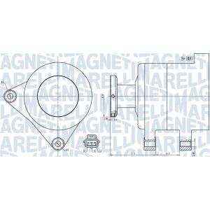 Laturi MAGNETI MARELLI 063731999010