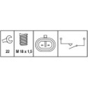Switch, reverse light HELLA 6ZF 008 621-301