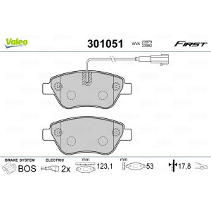 Jarrupala, levyjarru VALEO 301051
