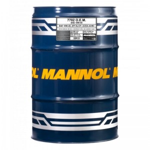 Полусинтетическое масло Mannol 7702 OEM 60L 10W40 Chevrolet Opel