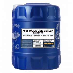 Semi-synthetic oil MANNOL Molibden Benzin 10W40 20L