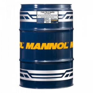 Poolsünteetiline mootoriõli MANNOL TS-3 SHPD 10W40 208L