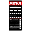 Õlivahetuse kleebis MOTUL