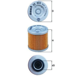 Oil Filter MAHLE OX 805