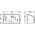 Фонарь освещения номерного знака HELLA 2KA 003 389-061