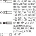 YT-5538 otsikute komplekt 40tk YATO