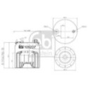 Bellow, air suspension FEBI BILSTEIN 109227