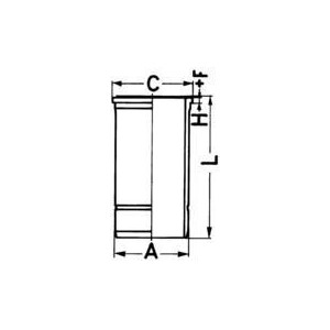 Cylinder Liner KOLBENSCHMIDT 89879110