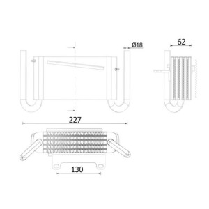 Õliradiaator,mootoriõli MAHLE CLC 312 000S