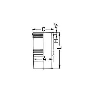 Cylinder Liner KOLBENSCHMIDT 89534110