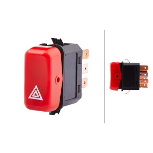 Hazard Warning Light Switch HELLA 6HH 004 175-021