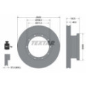 Тормозной диск TEXTAR 93087900