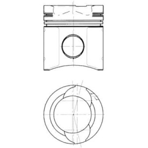 Piston KOLBENSCHMIDT 90578600