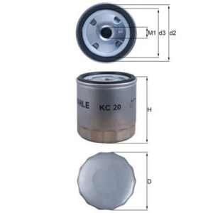 Fuel Filter KNECHT KC 20