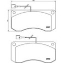 Brake Pad Set, disc brake TEXTAR 2909702