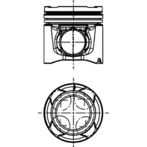 Piston KOLBENSCHMIDT 40528600