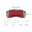 Brake Pad Set, disc brake TEXTAR 2933101