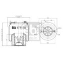 Кожух пневматической рессоры FEBI BILSTEIN 177170