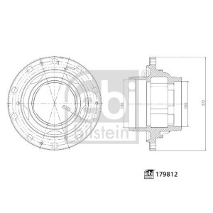 Wheel Hub FEBI BILSTEIN 179812