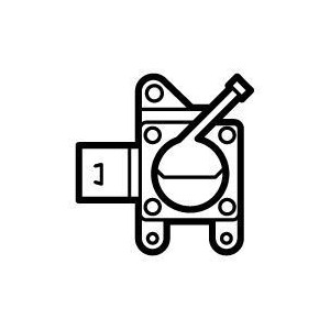 Sensor, exhaust pressure NRF 708095